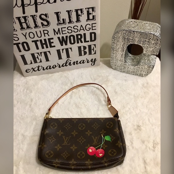 Louis Vuitton Handbags - SOLD ON TRADESY: Louis Vuitton Cerise Pochette-NWT